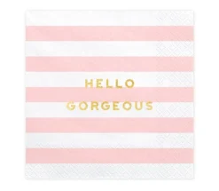 Servietten "Hello Gorgeous" 20 Stk.