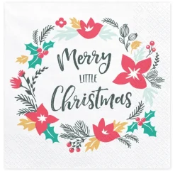 Servietten "Merry little Christmas" 20 Stk.