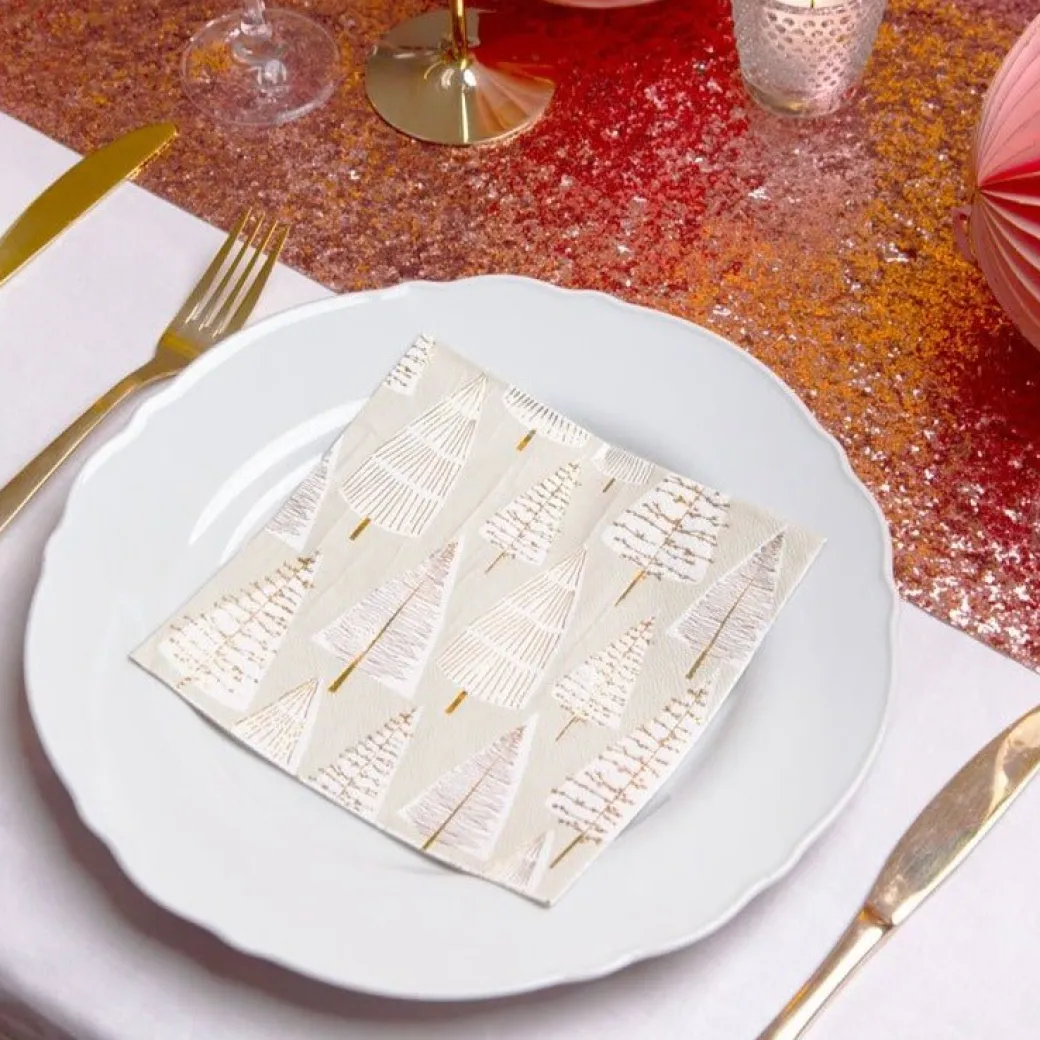 Servietten Weihnachtsbäume 20 Stk.