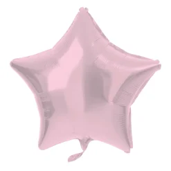 Stern-Folienballon Rosa Metallic