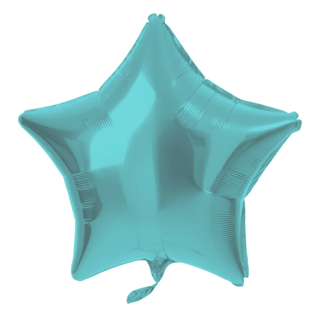 Stern-Folienballon Türkis