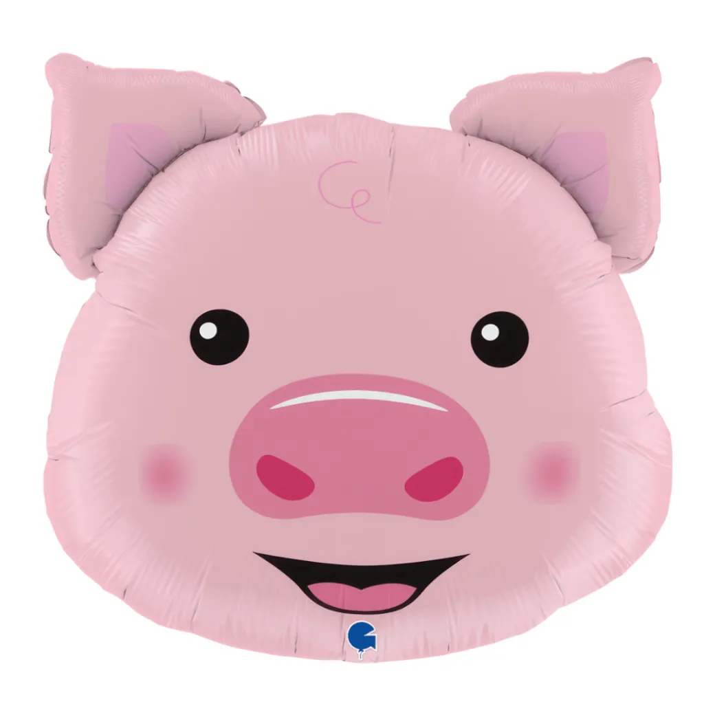 Tierballon Schweinegesicht