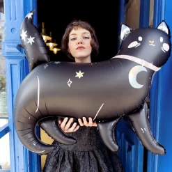 Tierballon XXL Katze Schwarz