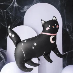 Tierballon XXL Katze Schwarz