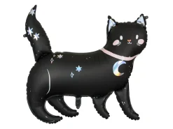 Tierballon XXL Katze Schwarz