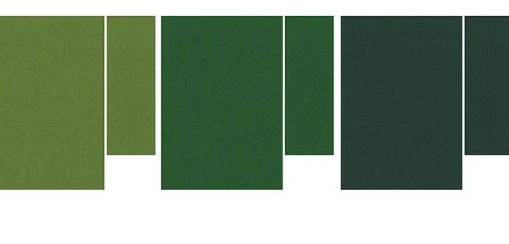 Tischdeko Tropical Paper Leaves
