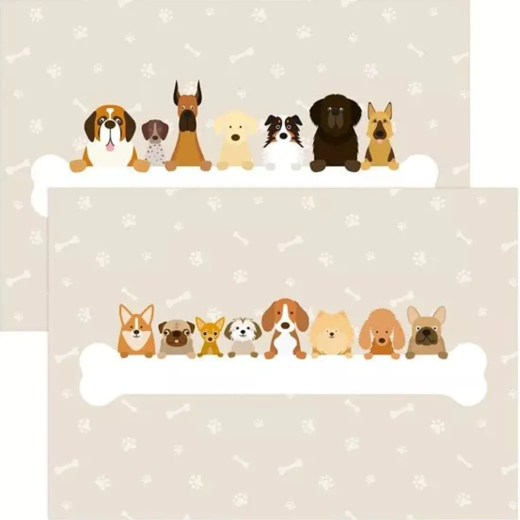 Tischset Hundeparty 6 Stk.