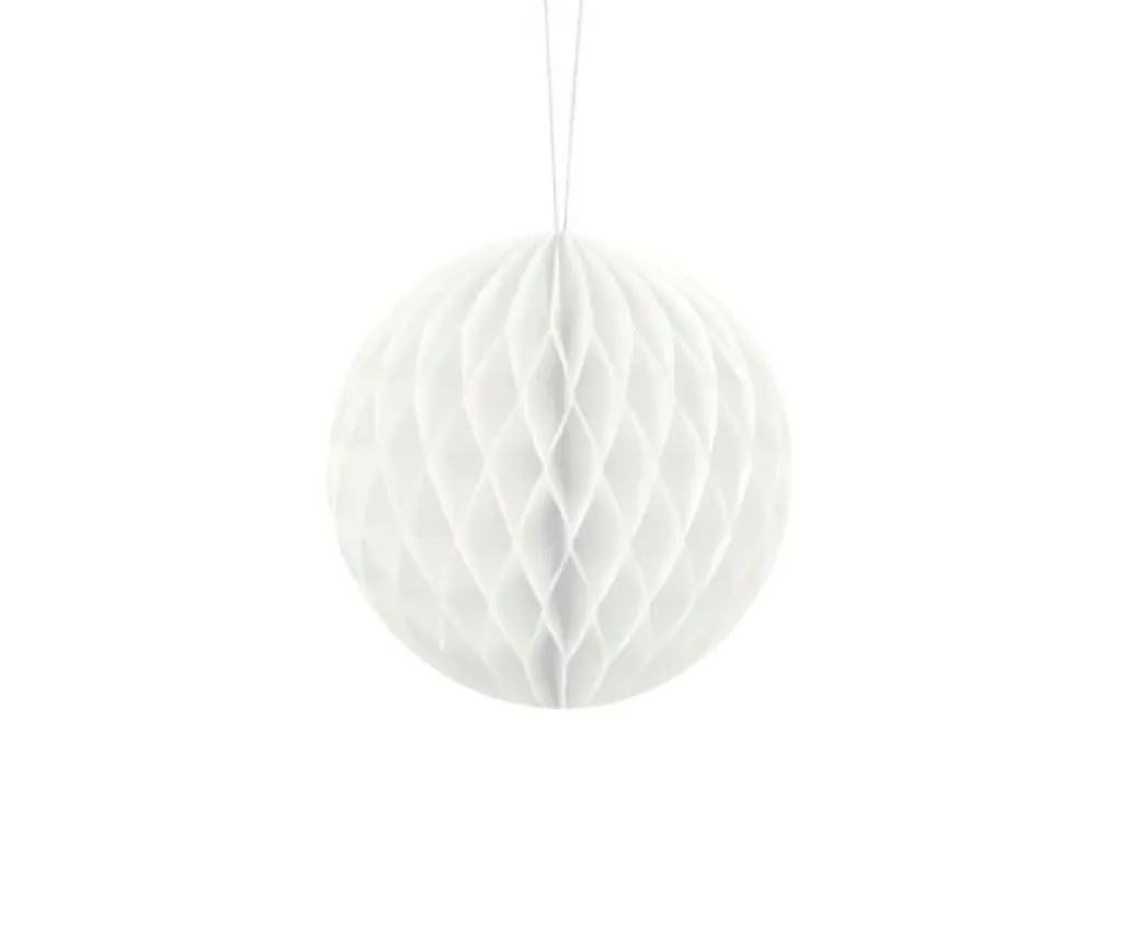 Wabenball Ø 20cm Weiß