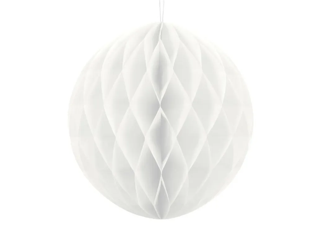 Wabenball Ø 30cm Weiß