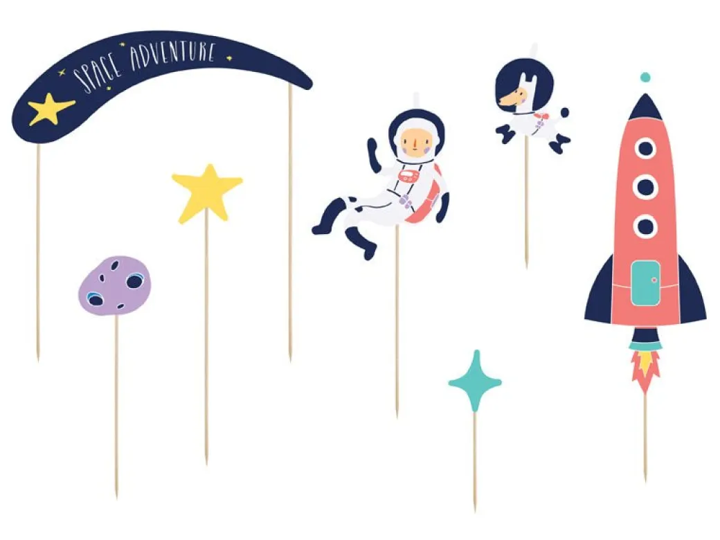 Weltraum Caketopper "Space Adventure"