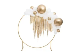 XL Ballon Ø 60cm Chrom-Gold