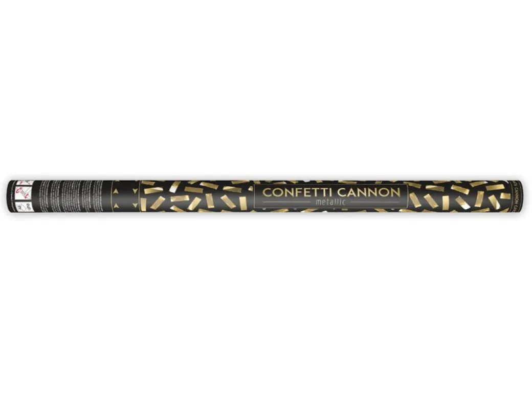 XL Konfettikanone 60cm Gold