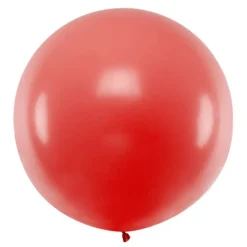 XXL Ballon Ø 1m Pastell Rot