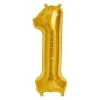 Zahlen Ballon 1 Gold