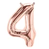 Zahlen Ballon 4 Roségold
