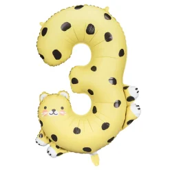 Zahlen Ballon 3 XL Gepard