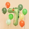 Zahlen Ballon 7 XL Krokodil