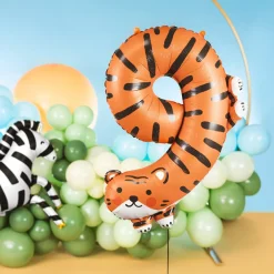 Zahlen Ballon 9 XL Tiger