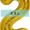 Zahlen Ballon 2 XXL Gold