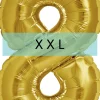 Zahlen Ballon 8 XXL Gold