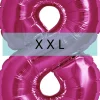 Zahlen Ballon 8 XXL Pink